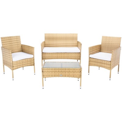 Abdul 4 Piece Living Set - Indoor/Outdoor - PAT7504 - Safavieh