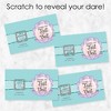 Big Dot of Happiness Trading The Tail for A Veil - Mermaid Bachelorette Party or Bridal Shower Game Scratch Off Dare Cards - 22 Count - 3 of 4