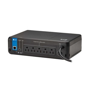 Tripp Lite 450-Watt Standby Cloud-Connected Desktop UPS with Remote Monitoring, 5 Outlets, 5-Ft. Cord, BC850RNC in Black - 1 of 4