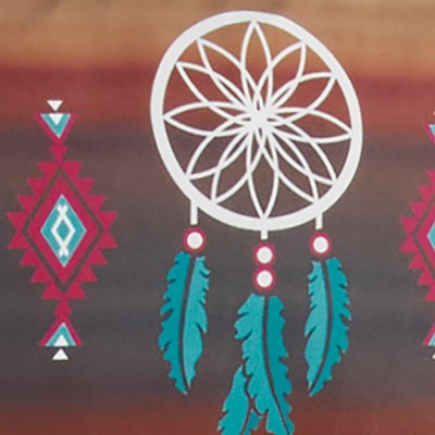 Southwest Dreamcatcher King Brown Polyester Comforter Set