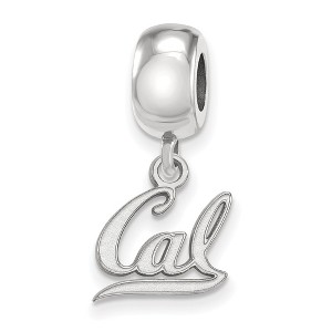 Black Bow Jewelry Sterling Silver California Berkeley Golden Bears NCAA Bead Charm - 1 of 3