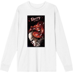 It Chapter 2 Pennywise Derry Fan Poster Adult Long Sleeve Tee - 1 of 2