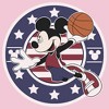 Girl's Disney Mickey Mouse Basketball Dunk T-Shirt - 2 of 4
