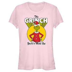 Junior's Dr. Seuss Christmas Grinch You're a Mean One T-Shirt - 1 of 4