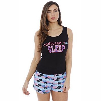 Just Love 100% Cotton Women Sleepwear Tank & Short Pajama Sets PJs