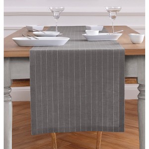 Solino Home Linen Striped Table Runner | Pinstripe - 1 of 4