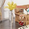 Racxily Floor Vase, Silver Mirror Design with MDF & Glass for Artificial Plants - 3 of 4