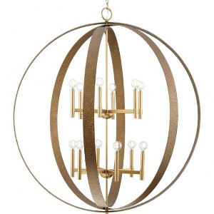 Progress Lighting Allegheny 1 - Light Chandelier in  Soft Gold - 1 of 3