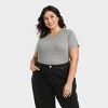 Women's Short Sleeve Ribbed 2pk Bundle T-Shirt - A New Day™ - 2 of 3