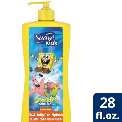 Suave Kids Spongebob Squarepants Jellyfish Splash 2-in-1 Shampoo + Body  Wash - 28 Fl Oz : Target