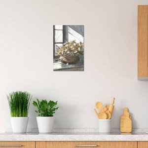 iCanvas Daisies in The Window by George Bjorkland Canvas Print Wall Art - 1 of 3