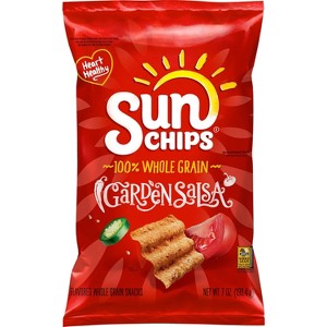 SunChips Garden Salsa Flavored Wholegrain Snacks - 7oz - 1 of 4