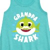 Girls' - Baby Shark - Grandpa Shark Graphic Sleeveless Aline Dress - 2 of 4
