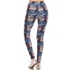 Slickblue Women's Yoga Bliss Leggings, Snug Fit, Flexible Activewear, Snake Scale/Stripes/Tie Dye, One Size - 3 of 4
