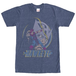 Men's Marvel Hawkeye Classic Ready Aim Fire T-Shirt - 1 of 3