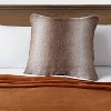 Neutral Faux Fur Throw Pillow - Threshold™ - image 2 of 4