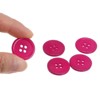 Unique Bargains Resin Craft Snap Round Flat 4-Hole Sewing Buttons 50 Pcs - 4 of 4
