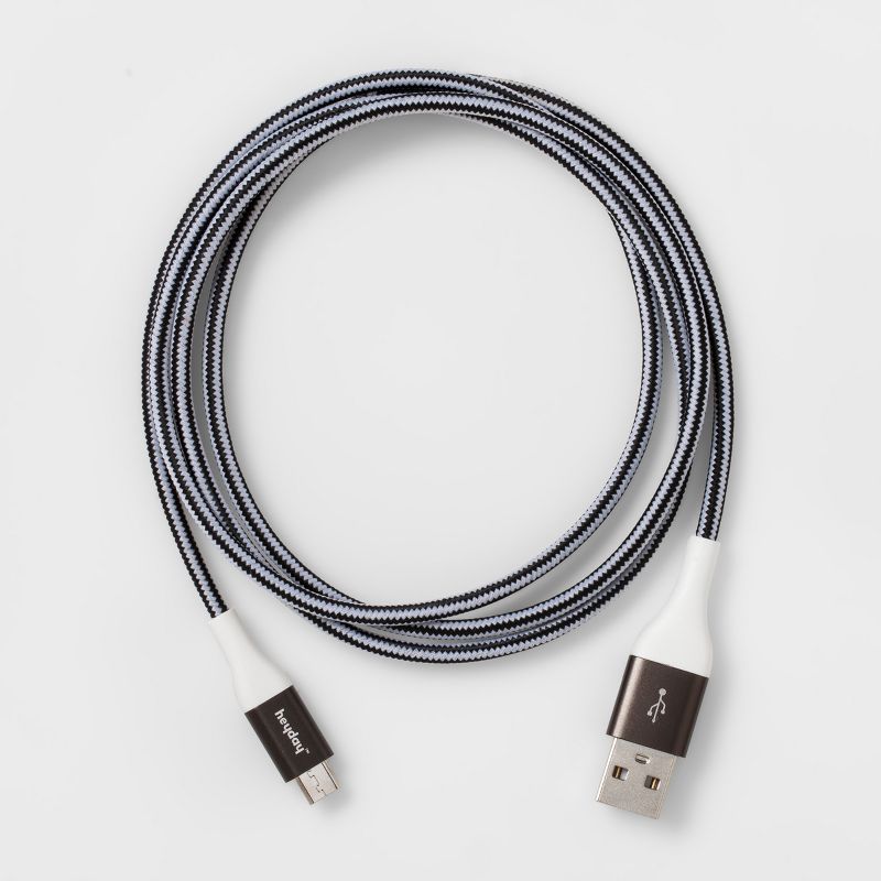 Micro USB to USB-A Braided Cable - heyday™, 4 of 6