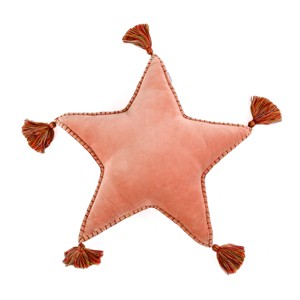 16” Star Shape Throw Pillow Blush - National Tree Company - 1 of 3