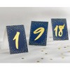 18ct "1-18" Tented Table Numbers Navy: Kate Aspen Party Decorations, Cardboard, Table Number Holders - 4 of 4