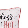 C&F Home 10" x 10" Bless This Hot Mess Printed and Embroidered Small Petite Throw Pillow - image 2 of 3