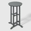 WestinTrends Malibu 37" All Weather HDPE Outdoor Patio Counter Height Bistro Table - Round - 4 of 4