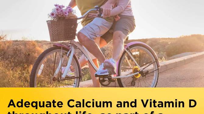 Nature Made Calcium 600mg Softgels with Vitamin D3 for Bone Support - 100ct, 5 of 6, play video