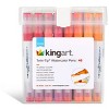 KINGART Twin-Tip™ Watercolor Pens 48 Colors - 4 of 4