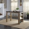 24" Charnell Console Table Marble/Oak Finish - Acme Furniture: Entryway Furniture with Storage - 2 of 4