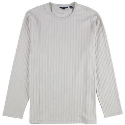 Perry Ellis Mens Regular Fit Ribbed Basic T-Shirt