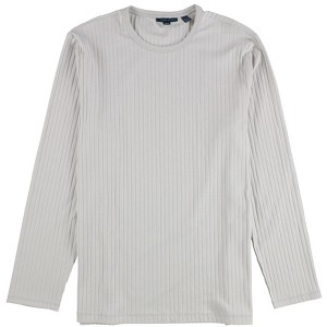 Perry Ellis Mens Regular Fit Ribbed Basic T-Shirt - 1 of 2