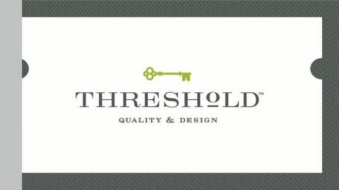 Oversized Quilted Solid Square Pillow Chambray - Threshold&#8482;, 2 of 3, play video