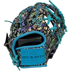 Gem Gloves Baseball Fielding Glove - GEM035 Holographic Aztec - 1 of 4