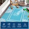 Outdoor Rug Waterproof - Reversible Patio Camping Plastic Straw Mat for Picnic Balcony Deck Beach Trailer with Carry Bag - 3 of 4