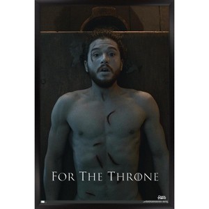 Trends International Game of Thrones - Jon Snow Framed Wall Poster Prints - 1 of 4