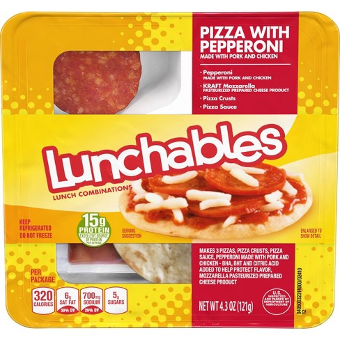 Oscar Mayer Lunchables Pepperoni Pizza - 4.3oz : Target