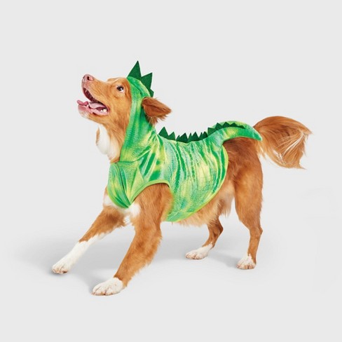 Large dog dinosaur costume best sale