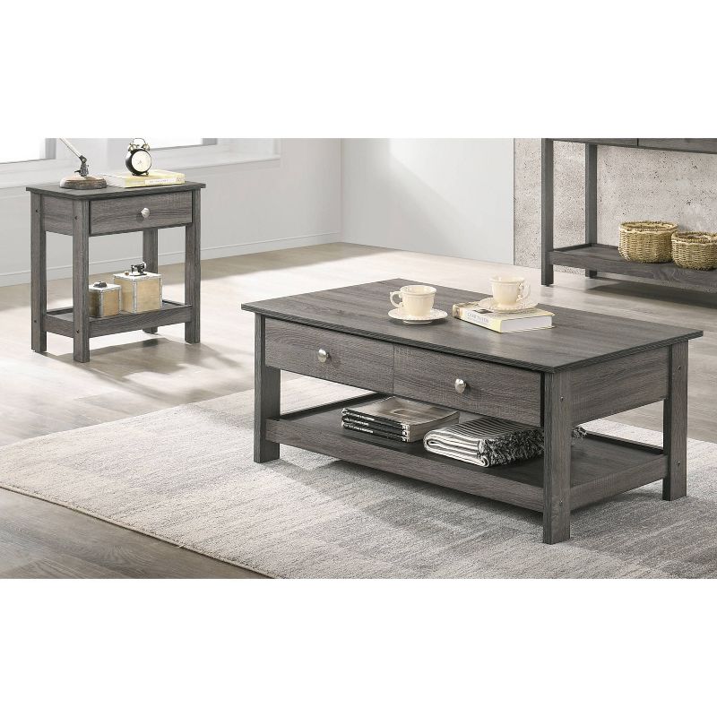 2pc Clonard Coffee and End Table Set Gray - HOMES: Inside + Out, 3 of 9