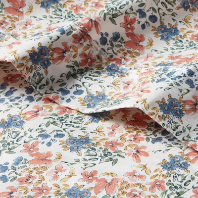 Twin Ditsy Floral Cotton Sheet Set
