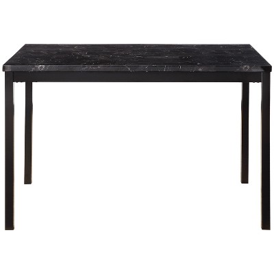 NicBex Dining Table Farmhouse Style Wood Rectangle Dining Table Wooden Dining Room Kitchen Furniture