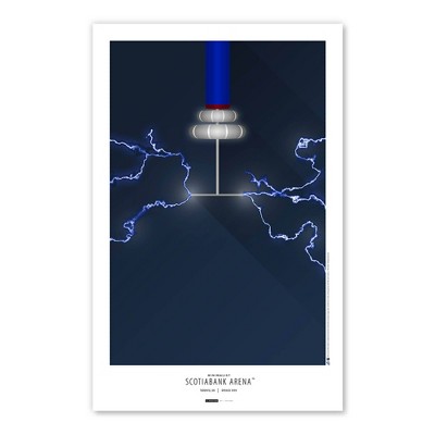 Nhl Tampa Bay Lightning Amelie Arena Art Poster Print : Target