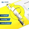 Davis Group 6pk 1.5" Premium Economy Round Ring Binders Yellow: Hard Cover, 275 Sheet Capacity, 2 Pockets, Polypropylene - 3 of 4