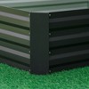 Bencmate Planters Large Outdoor Raised Garden Bed, Planter Box for Growing Vegetables, Flowers, Fruit, Black, 95"*35.75"*11.75" - 2 of 4