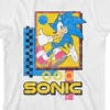 Sonic the Hedgehog Geometic Shapes Youth Girl White Short Sleeve Tee - 2 of 3
