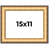PosterPalooza | Traditional Gold Picture Frame - UV Acrylic, Backing Board, Hanging Hardware Included - 2 of 4