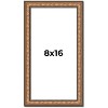 PosterPalooza | Panoramic Slim Profile Gold Picture Frame - UV Acrylic, Foam Board Backing, Hanging Hardware - 2 of 4