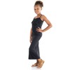 24seven Comfort Apparel Girls Ruffle Spaghetti Strap Maxi Dress - 2 of 4