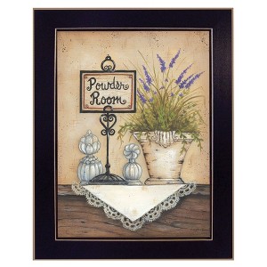 "Powder Room" by Mary Ann June, Ready to Hang Framed Print, Black Frame - 1 of 1