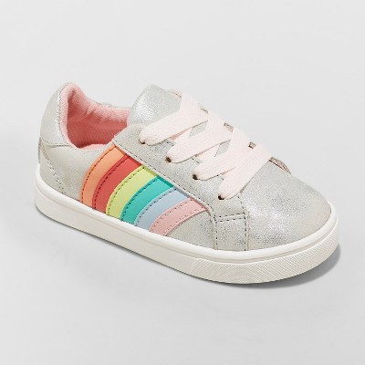 little girl rainbow shoes