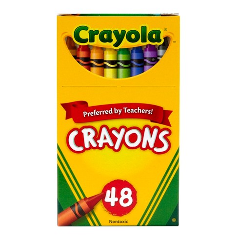 CRAYOLA 8 COUNT LARGE CRAYONS NON - TOXIC SCHOOL COLORING ART NEW